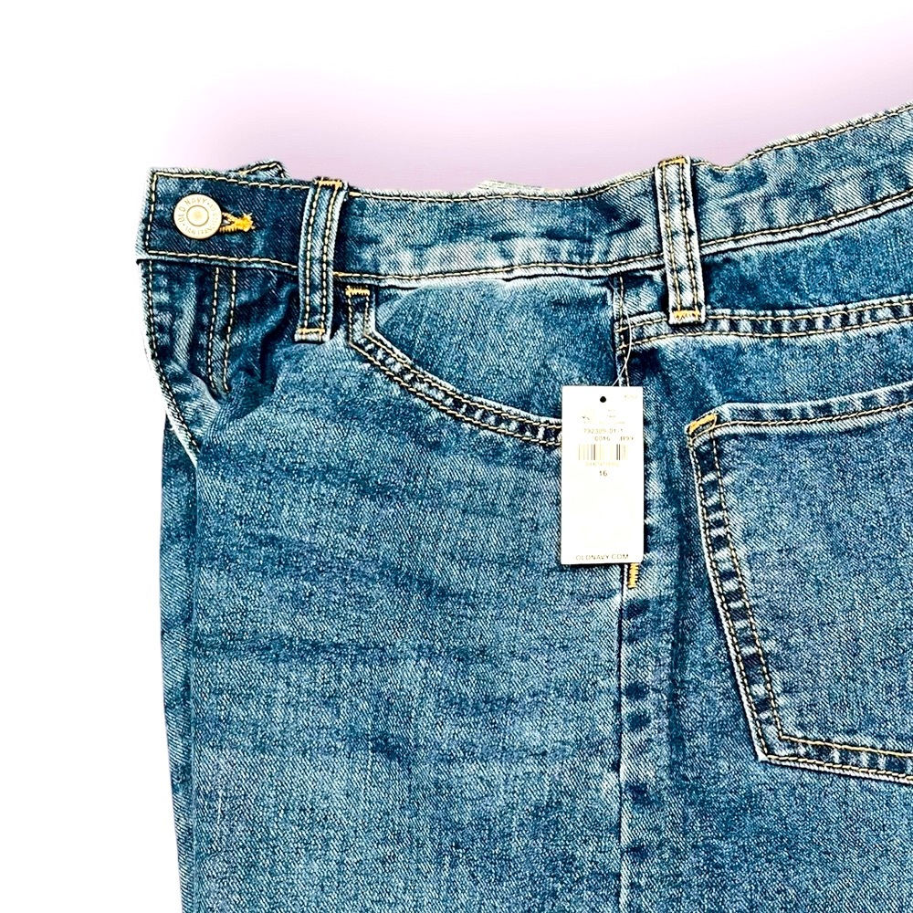 Old Navy High Rise shorts girls size 16, adjustable waist - Picture 10 of 10